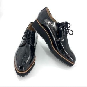 Aldo Lovirede Oxford Wedge Platform Lace Up Shoes size 7